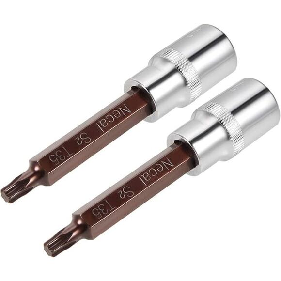 uxcell 1/2-Inch Drive T35 Torx Bit Socket Set - New - Picture 1 of 5